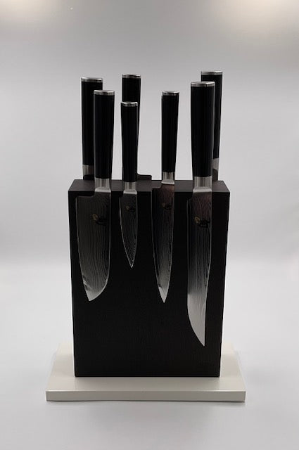 Messerblock - Räuchereiche - 8 Messer